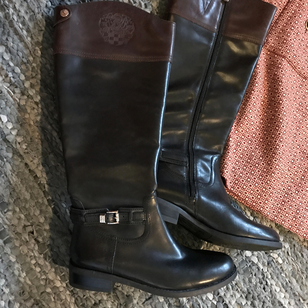 NWT Vince Camuto Kable Wide Calf Riding Boots - 6 - Picture 5 of 7